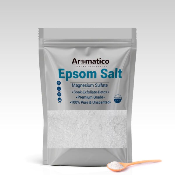 Epsom Bath Salt for relaxation & pain relief foot. Natural therapy for dead sea for bathing Magnesium Sulphate Aches & Unscented - 900gm