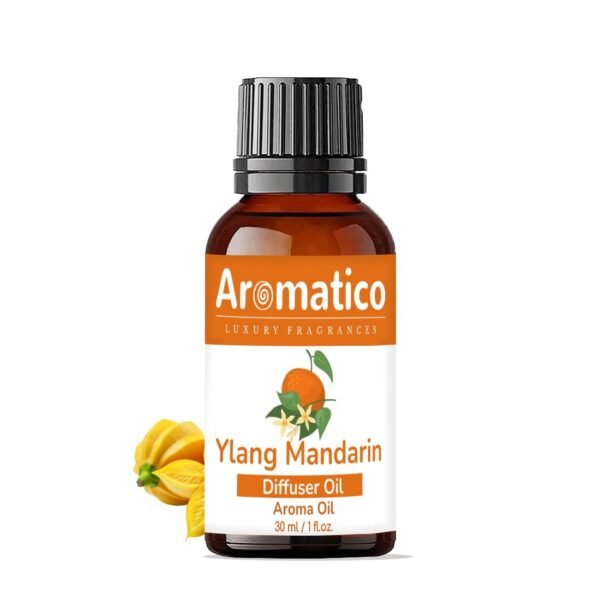 Ylang Mandarin Diffuser Oil | Long Lasting Scented Home Fragrance | Natural Essential diffuser Oil Fragrance Sleep & Pure Aromatherapy | 30ML