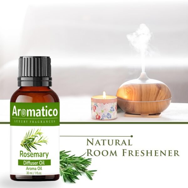 Rosemary Diffuser Oil for Home, Office | Long-Lasting Aroma Fragrance Oil | Natural Pure Therapeutic Grade | 30ML - Image 2