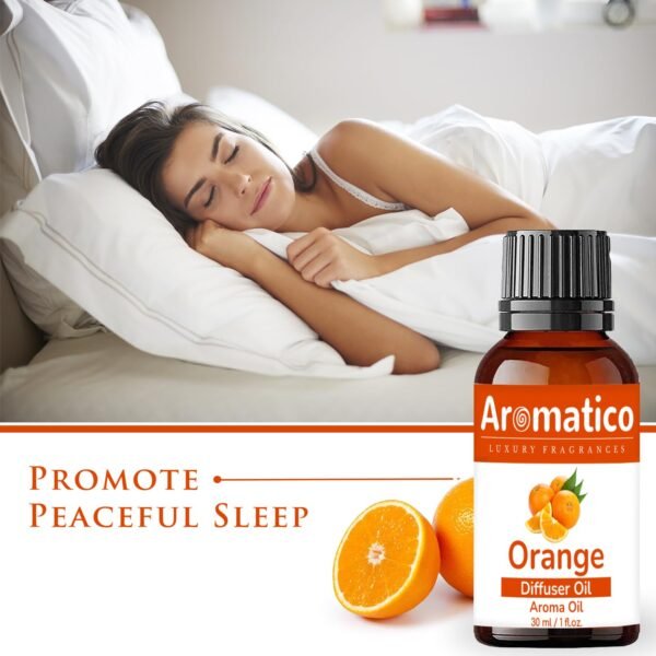 Orange Diffuser Oil for Long-Lasting Fragrance. Premium Aroma Oil for Aromatherapy, Meditation & Concentration. Versatile Use in Diffusers, Air Fresheners - 30ml - Image 5