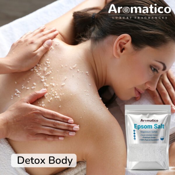 Epsom Bath Salt for relaxation & pain relief foot. Natural therapy for dead sea for bathing Magnesium Sulphate Aches & Unscented - 900gm - Image 6