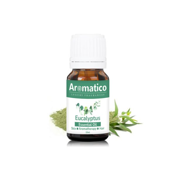 Eucalyptus Essential Oil, Therapeutic Grade, Perfect For Steam Inhalation, Massage, Mosquitoes Repellent, Aromatherapy, Relaxation, Skin Therapy, Hair Care & Diffuser - 10ml
