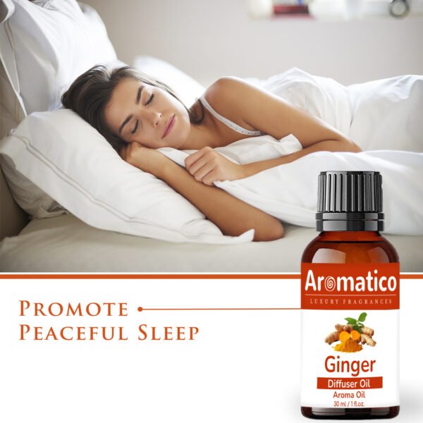 Ginger Diffuser Oil For Relax Calm Mood, Natural Homely Fragrance, Anxiety Free Sleep & Pure Aromatherapy | 30ML - Image 4