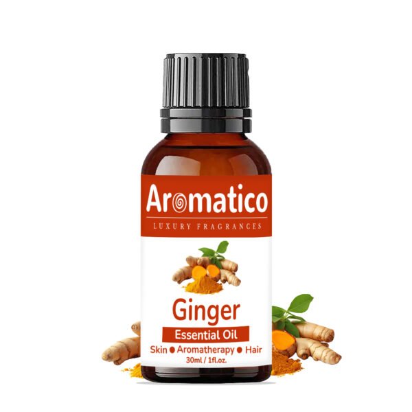 Ginger Essential Oil Relax Massage Oil, Belly and Waist Stay Perfect Shape 100% Pure, Natural & Undiluted Therapeutic Grade | 30ML