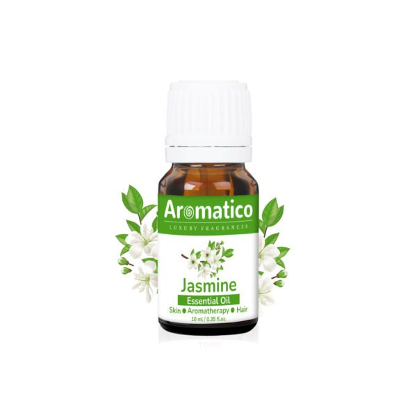 Jasmine Essential Oil for Skin, Hair Growth, Bathing, Diffuser, Home Fragrance & Soap Making. Aromatherapy Fragrance & Massage, Stress Relief -10ml