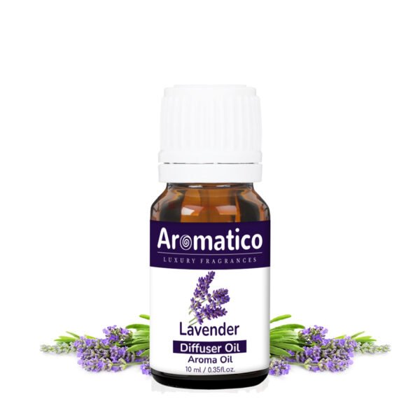 Lavender Diffuser Oil for Long-Lasting Aroma. Premium Home Fragrance Oil for Aromatherapy, Meditation & Concentration - Versatile Use in Diffusers, Air Fresheners - 10ml