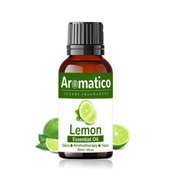 Lemon Essential Oil | Improves Skin Radiance, Boost Hair Luster | Revitalizing Care for Face, Scalp & Skin. Aromatherapy and Massage | 30ML