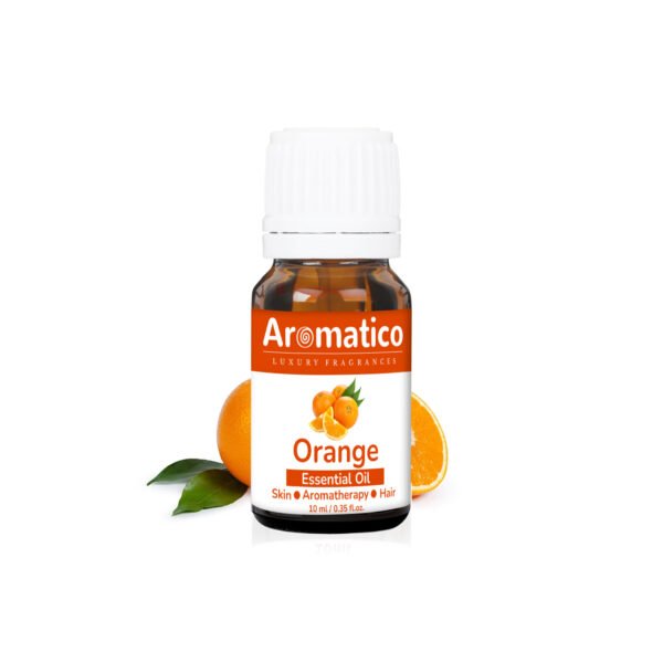 Orange Essential Oil | Skin radiance Enhance Hair Brilliance | Refreshing Care for Face, Scalp & Skin. Pure & Natural Therapeutic Grade & Undiluted Oil - 10ml