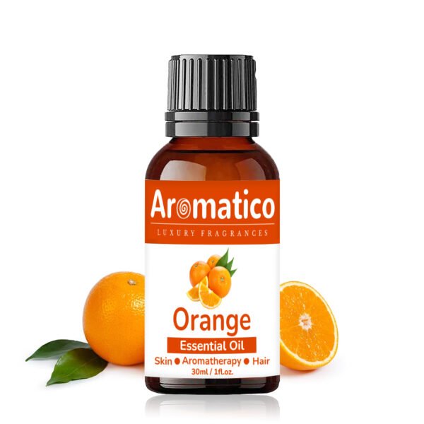 Orange Essential Oil | Skin radiance Enhance Hair Brilliance | Refreshing Care for Face, Scalp & Skin. Pure & Natural Therapeutic Grade & Undiluted Oil | 30ML