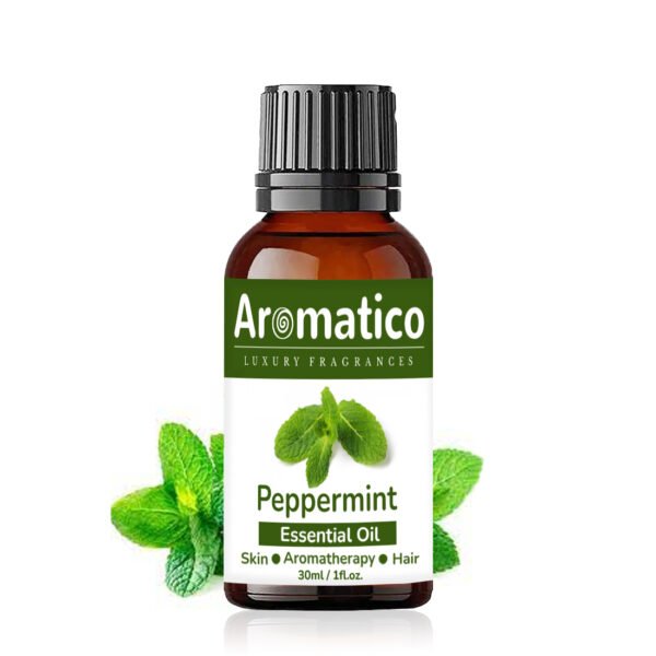 Peppermint Essential Oil for Skin & Hair Care, Scalp, Aromatherapy |100% Pure & Natural Therapeutic Grade, Undiluted - 30ml