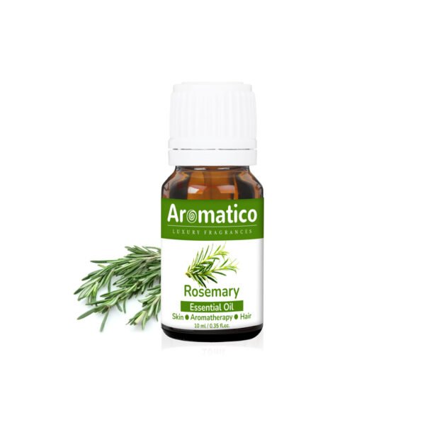Rosemary Essential Oil for Hair Growth, Hair Fall Control and Moisturizes Skin & Nourishes | Rosemary Oil | Organic 100% Pure, Natural, Undiluted | 10ml