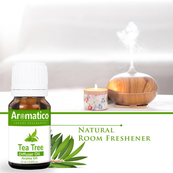 Luxury Fragrances - Tea Tree Aroma Oil for Long-Lasting - Premium Home Fragrance Oil for Aromatherapy, Meditation & Concentration - Versatile Use in Diffusers, Air Fresheners - 10ml - Image 5