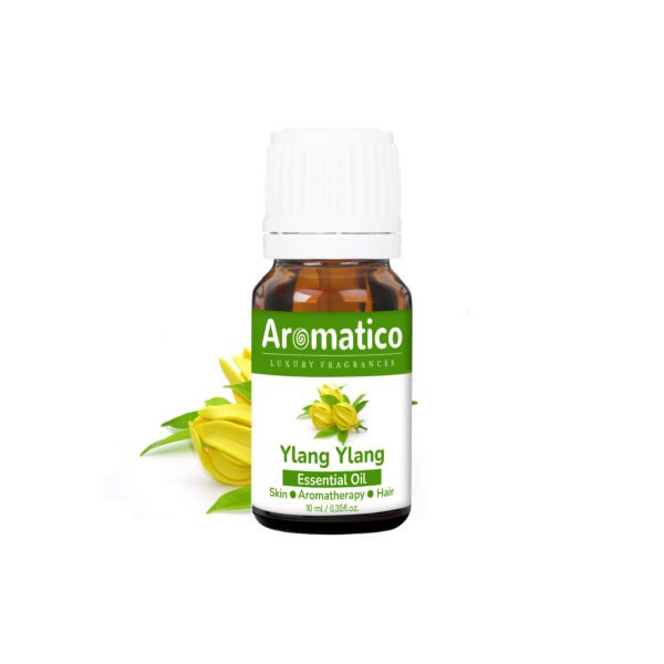 Ylang Ylang Essential Oil – Therapeutic Grade For Skin & Hair Care, Reduce Stress and Anxiety Pure, Natural & Undiluted - 10ML